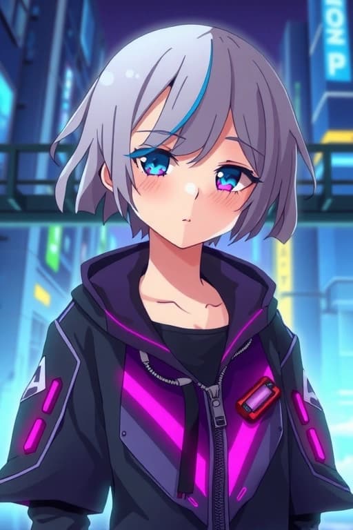Hacker cyberpunk — Atrevida, inteligente, provocadora